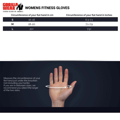 Gorilla Wear Womens Fitness Gloves Black/Purple