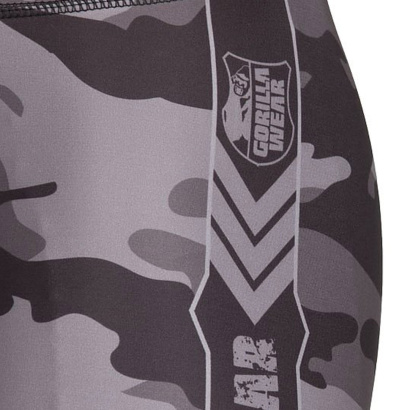 Gorilla Wear Franklin Shorts Black & Grey Camo