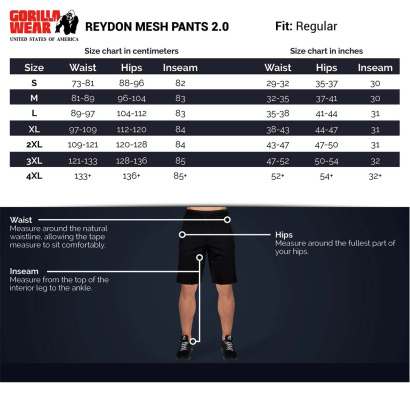 Gorilla Wear Reydon Mesh Shorts 2.0 Black